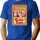 Clown Cafe With Art The Clown T-Shirt for Men & Women, T-Shirts Graphic Tee - Blue