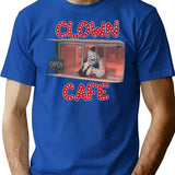 Clown Cafe T-Shirt for Men & Women, T-Shirts Graphic Tee - Blue