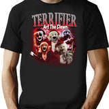 Clown Christmas Halloween Horror Movie Horror T-Shirt for Men & Women, T-Shirts Graphic Tee - Black