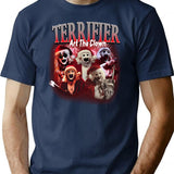 Clown Christmas Halloween Horror Movie Horror T-Shirt for Men & Women, T-Shirts Graphic Tee - Navy