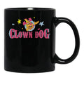 Clown Dog Black Coffee Mug, Gift Coffee Mug - Black
