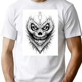 Clown Girl T-Shirt for Men & Women, T-Shirts Graphic Tee - White