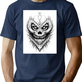 Clown Girl T-Shirt for Men & Women, T-Shirts Graphic Tee - Navy