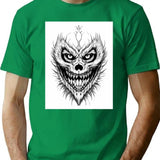 Clown Girl T-Shirt for Men & Women, T-Shirts Graphic Tee - Green