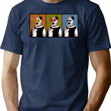 Clown Goofin T-Shirt for Men & Women, T-Shirts Graphic Tee - Navy