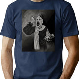 Clown Movie Poster T-Shirt for Men & Women, T-Shirts Graphic Tee - Navy