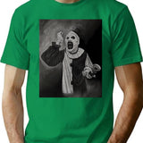Clown Movie Poster T-Shirt for Men & Women, T-Shirts Graphic Tee - Green