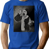 Clown Movie Poster T-Shirt for Men & Women, T-Shirts Graphic Tee - Blue
