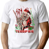 Clown Santa Terrifier 3 T-Shirt for Men & Women, T-Shirts Graphic Tee - White