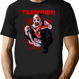 Clown Terrifier Character T-Shirt for Men & Women, T-Shirts Graphic Tee - Black