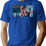 Clown Terrifier Horror Scary Movie T-Shirt for Men & Women, T-Shirts Graphic Tee - Blue