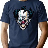 Clown T-Shirt for Men & Women, T-Shirts Graphic Tee - Navy