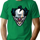 Clown T-Shirt for Men & Women, T-Shirts Graphic Tee - Green