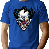 Clown T-Shirt for Men & Women, T-Shirts Graphic Tee - Blue