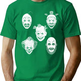 Clowning Around T-Shirt for Men & Women, T-Shirts Graphic Tee - Green