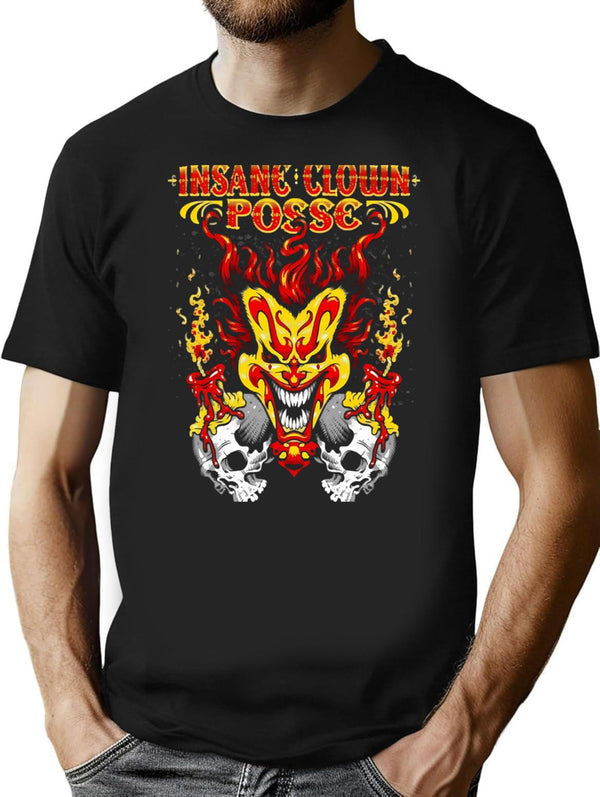 Clowns T-Shirt for Men & Women, T-Shirts Graphic Tee - Black