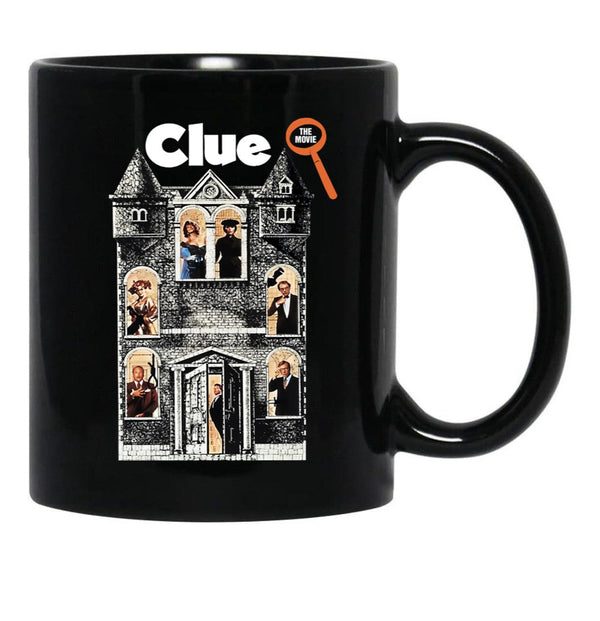 Clue Movie (2) Black Coffee Mug, Gift Coffee Mug - Black