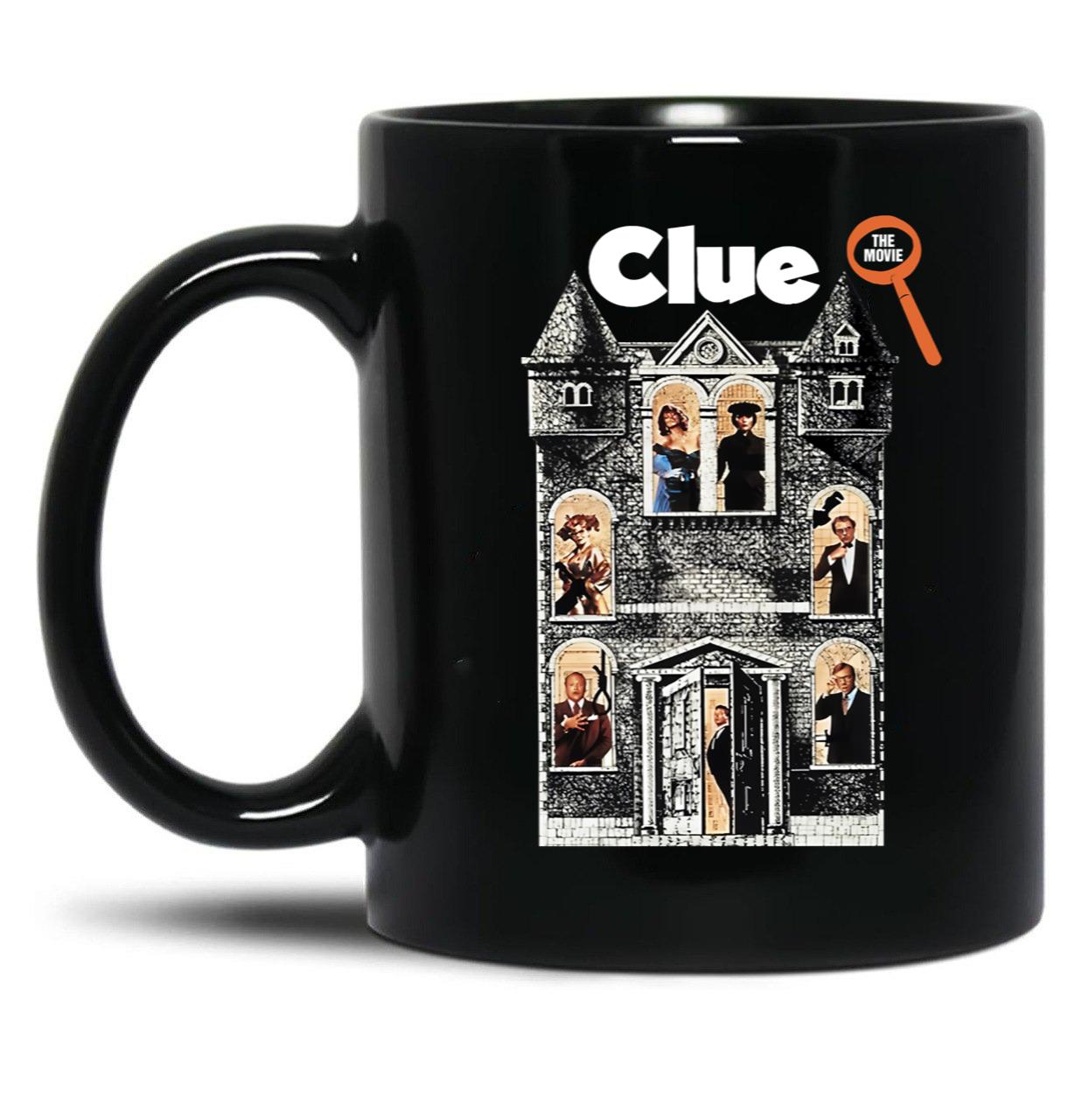 Clue Movie (2) Black Coffee Mug, Gift Coffee Mug