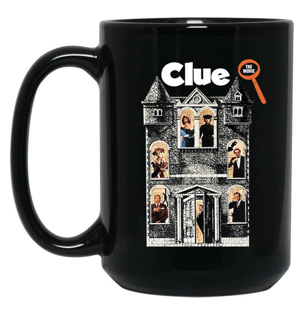 Clue Movie (2) Black Coffee Mug, Gift Coffee Mug - Black