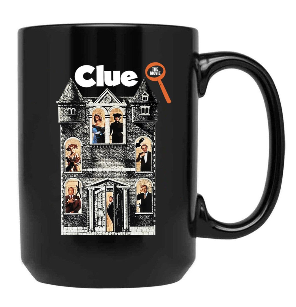 Clue Movie (2) Black Coffee Mug, Gift Coffee Mug
