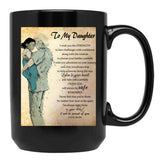 Cna Nurse Canvas Prints To My Daughter Wish You Strength Face Challenges I Am So Proud Of You Printable Poster Cool Mother Day Pop Art Canvas Wall Art Nurse Practitioner Wall Canvas Art Black Coffee Mug - Black