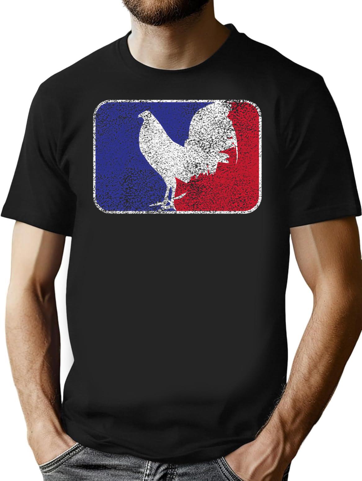 Cock Fight Shirt For Men And Women T-Shirt T-Shirt for Men & Women, T-Shirts Graphic Tee - Black