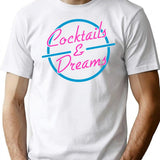 Cocktails Dreams Premium Heavyweight Cotton T-Shirt - White