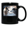 Code Of The Wolf Black Coffee Mug - Black