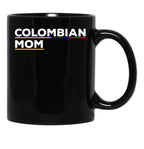 Colombian Mom Black Coffee Mug, Gift Coffee Mug - Black