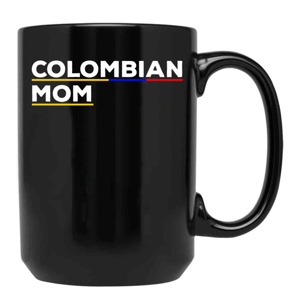 Colombian Mom Black Coffee Mug, Gift Coffee Mug