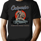 Columbo Detective Vintage Worn Out Premium Heavyweight Cotton T-Shirt - Black
