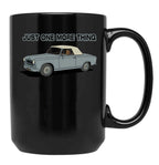 Columbo Driving - Just One More Thing Black Coffee Mug, Gift Coffee Mug