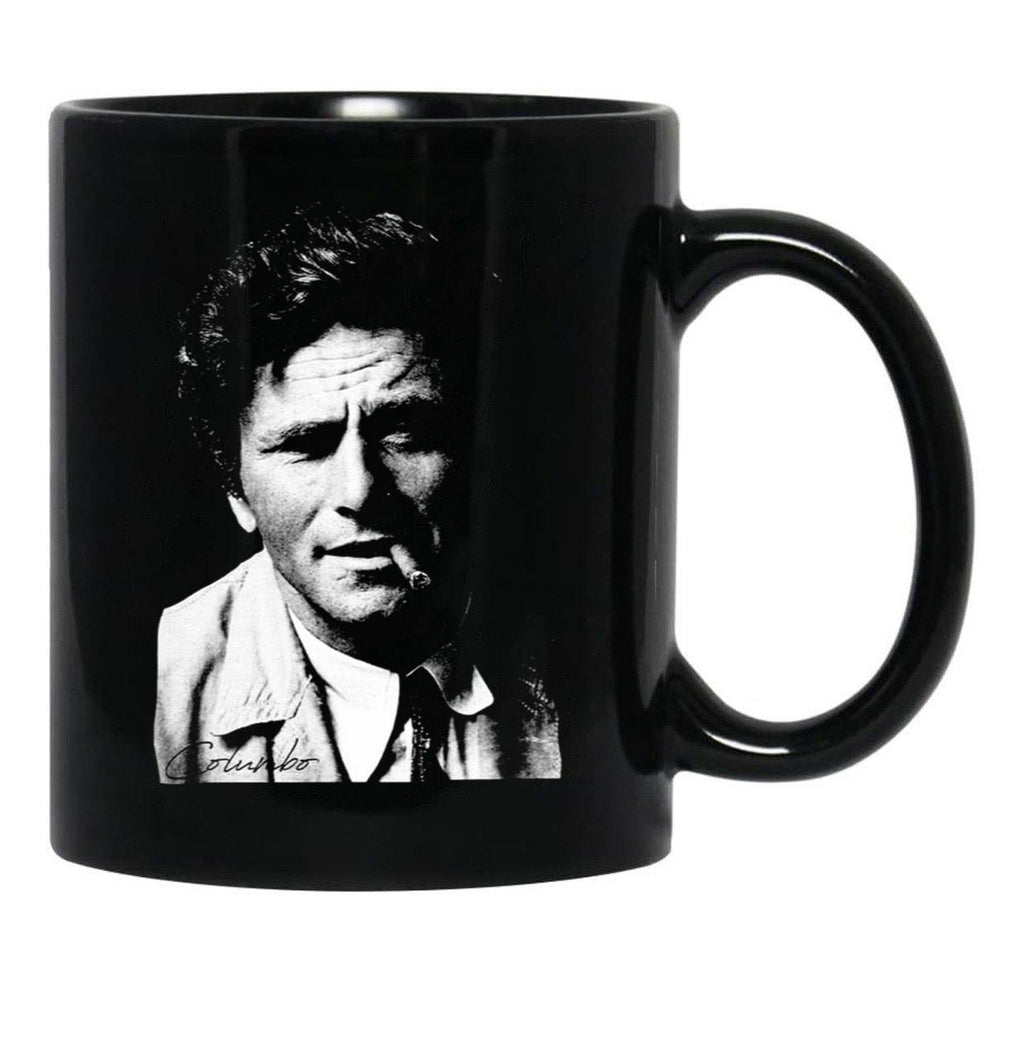 Columbo Portrait Essential Coffee Mug Black Coffee Mug, Gift Coffee Mug - Black