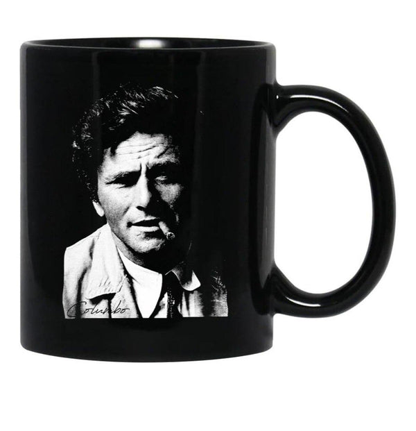 Columbo Portrait Essential Coffee Mug Black Coffee Mug, Gift Coffee Mug - Black