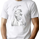 Columbo Portrait Essential Premium Heavyweight Cotton T-Shirt - White
