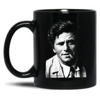 Columbo Portrait Black Coffee Mug, Gift Coffee Mug