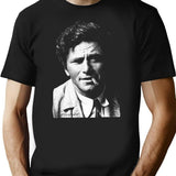 Columbo Portrait Premium Heavyweight Cotton T-Shirt - Black