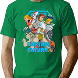Comet Crew T-Shirt for Men & Women, T-Shirts Graphic Tee - Green