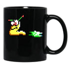 Commander Keen 4 Snail Black Coffee Mug, Gift Coffee Mug - Black