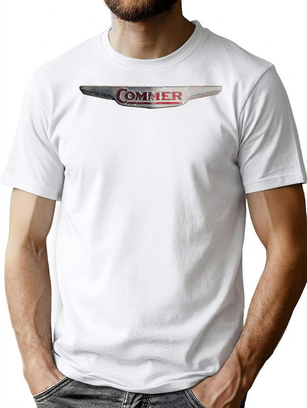 Commer T-Shirt for Men & Women, T-Shirts Graphic Tee - White