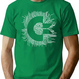 Commodore Circuits T-Shirt for Men & Women, T-Shirts Graphic Tee - Green