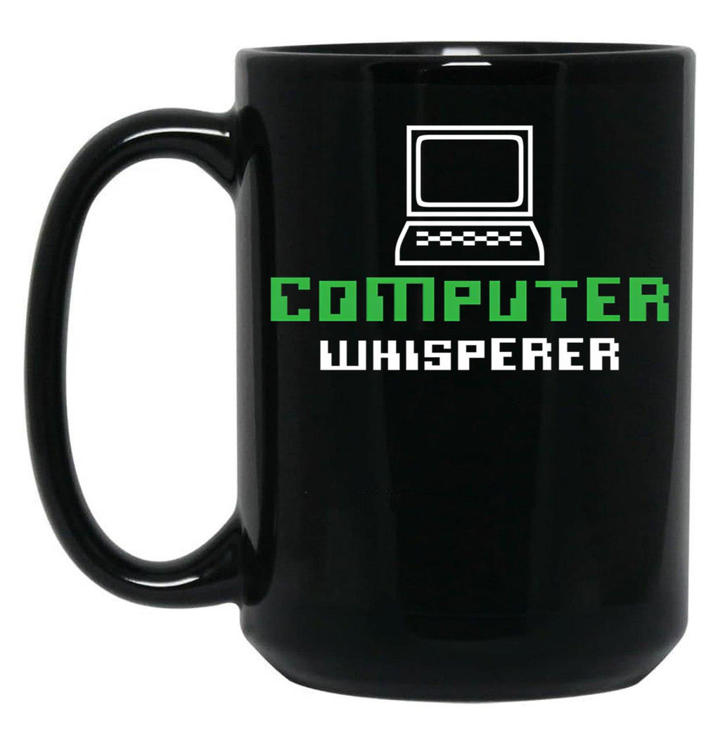 Computer Whisperer Computer Programmer Computer Repair Black Coffee Mug, Gift Coffee Mug