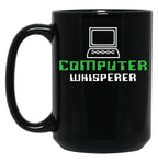 Computer Whisperer Computer Programmer Computer Repair Black Coffee Mug, Gift Coffee Mug