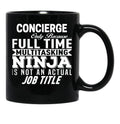Concierge Black Coffee Mug, Gift Coffee Mug - Black