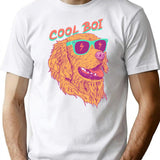 Cool Boi T-Shirt for Men & Women, T-Shirts Graphic Tee - White