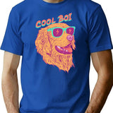 Cool Boi T-Shirt for Men & Women, T-Shirts Graphic Tee - Blue