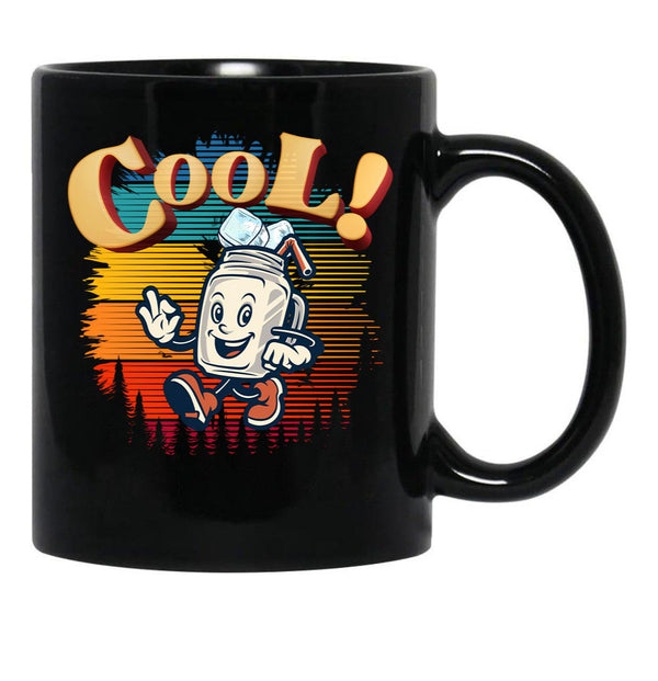 Cool Cool Vintage Black Coffee Mug, Gift Coffee Mug - Black