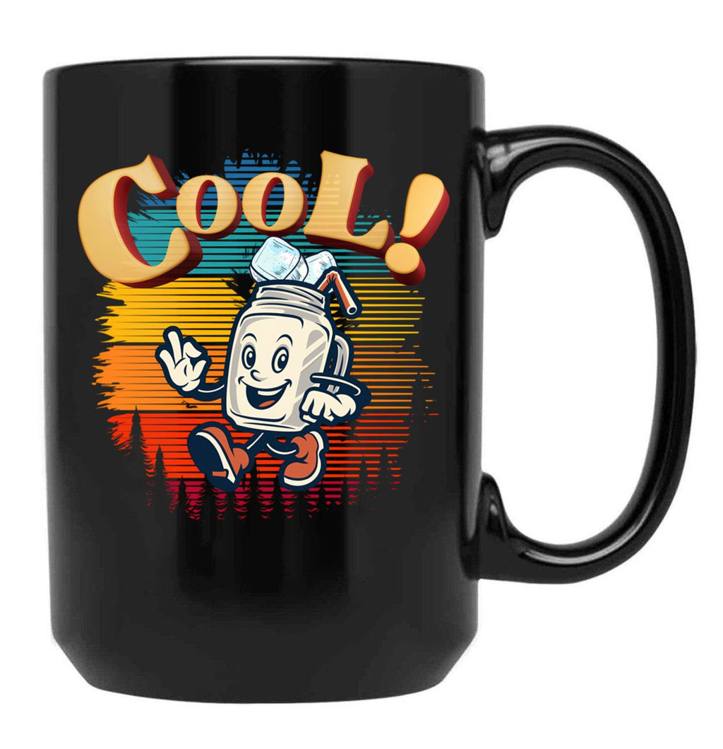 Cool Cool Vintage Black Coffee Mug, Gift Coffee Mug