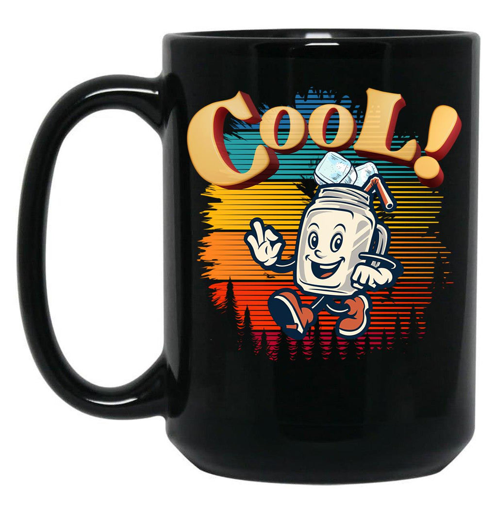 Cool Cool Vintage Black Coffee Mug, Gift Coffee Mug