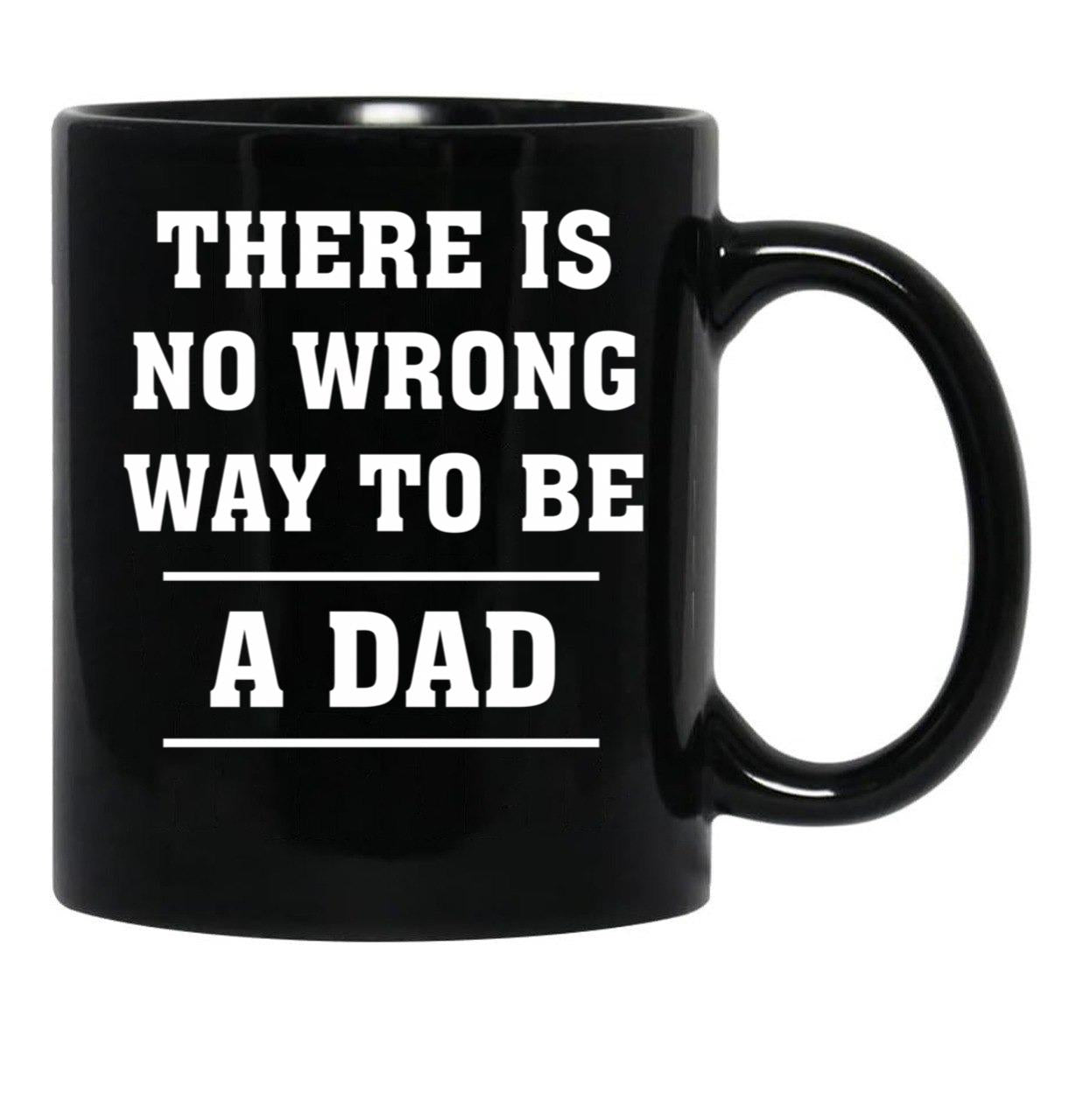 Cool Daddy Life Birthday Printed Mug Proud Way To Be Dad Fathers Day Themed Mug Black Coffee Mug - Black